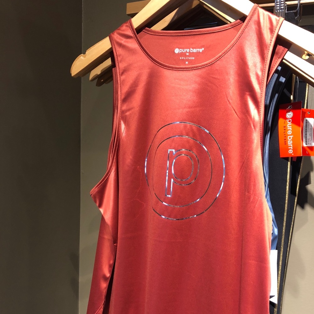 Pure Barre Shiny Circle P Tank
